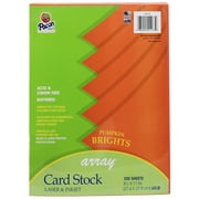 Pacon Array® Card Stock, 65 lb., Pumpkin, 100 Sheets