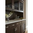 thumbnail image 3 of Amerock Lintel 3 inch (76mm) Center-to-Center Polished Nickel Cabinet Pull, 3 of 7