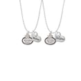 thumbnail image 2 of Delight Jewelry Keep Calm Big Sister is Here Mother & Daughter Heart Necklaces (Set of 2), 19"+2", 2 of 4