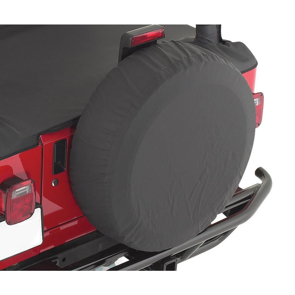 Rampage 3335" Spare Tire Cover with Camera Slot (Black) 773565