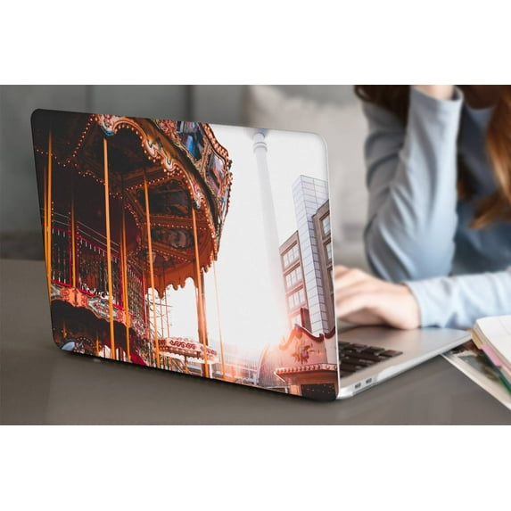 KSK KAISHEK Plastic Hard Case Cover Only for 2021/2022/2023 Release MacBook Pro 16 inchs Touch ID + Black Keyboard Cover Model: M2 A2780 & A2485 M1 Purple series 0312