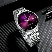 Poedagar top brand Luxury men watch waterproof luminous stainless steel watches sport quartz clock mens date business wristwatch
