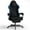 Velvet Fabric-Black/Blue, variant on SOONTRANS Gaming Chair for Adults, Leather Office Chair with Footrest & Massage Lumbar Support, High Back Gamer Game Chairs, Blue/White