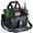 Black MiCai-Standard, variant on Fishing Tackle Bag With Rod Holder Saltwater & Freshwater Resistant Box - Adjustable Padded Shoulder Strap (black Camouflage)