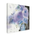 thumbnail image 2 of Trademark Fine Art 'Purple Flowers Square' Canvas Art by Sheila Golden, 2 of 3