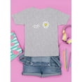 thumbnail image 3 of Daisy Wink T-Shirt Juniors -Image by Shutterstock,  x-Small, 3 of 4