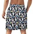 thumbnail image 2 of Looney Tunes Men's Pajama Pants Sleepwear Lounge Shorts Bottoms Summer Daily Cozy Soft Ice Silk Pajama Shorts Lightweight Home Beach Shorts, 2 of 8