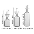 thumbnail image 4 of Storage Container Technology Oil Bottle Glass Olive Oil Dispenser Bottle Glass Oil Vinegar Measuring Dispenser with Nozzle for Kitchen and Barbecue, Kitchen Essentials Clearance Sale, 4 of 9
