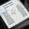 thumbnail image 5 of Loss Of Father Gift - Love Knot Necklace, Father Remembrance, Mourning, Gift For Daughter, Bereavement Keepsake, Grieving, Passing, Sympathy Gift, 5 of 9