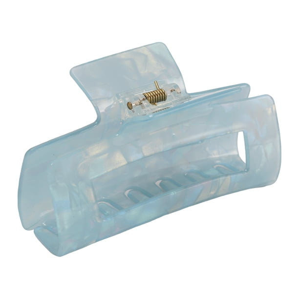 Garras de cabello únicas Bargains, pinzas para el cabello francesas, pinzas para el cabello de tortuga, grandes pinzas para el cabello, horquillas para mujeres, azules