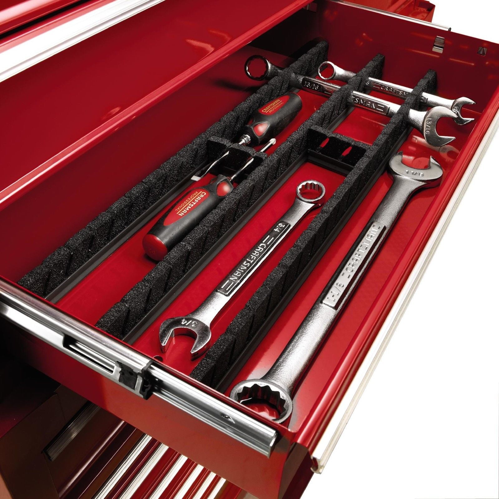 Craftsman Tool Divider System Universal Toolbox Drawer Organizer Slotted  Foam Portion Storage 65397