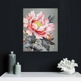 thumbnail image 4 of COMIO  Peony Wall Art Pink Flower Canvas Wall Art Prints Floral Pictures Wall Decor Painting Flower Poster Framed Artwork for Living Room Bedroom, 4 of 4