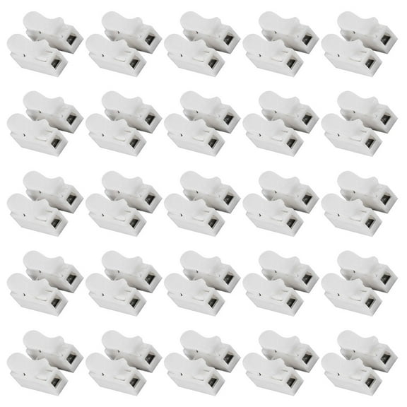 25 Pcs Ties Wire Connector Direct Plug-in Motor Connectors Electrical Control
