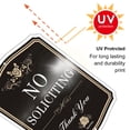 thumbnail image 5 of Property No Soliciting Signs Rust Free Aluminum, Fade Resistant, UV Protected & Waterproof (2 Pack), 5 of 7