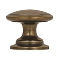thumbnail image 4 of Amerock Ravino 1-1/4 in (32 mm) Diameter Burnished Brass Cabinet Knob, 4 of 4