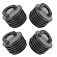 thumbnail image 1 of HEATSHAKING 4Pcs Round Black Rubber Drain Plug for Kayak Scupper 1.6*1.6*1.4in, 1 of 8