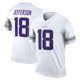 thumbnail image 1 of Camiseta De Rugby Camiseta Bordada Vikings #18 Jefferson Summer Style Rugby White Sportswear-S, 1 of 2