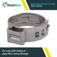 thumbnail image 2 of Sharkbite-Cash Acme 608933 0.5 Po Pince Pex, Lot de 10, 2 of 5