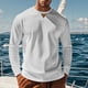 thumbnail image 1 of pstuiky camisas de manga larga para hombre, Blusas/camisas casuales de moda para hombre, de color liso, de manga larga y cuello redondo tops de invierno para hombre xl, 1 of 5