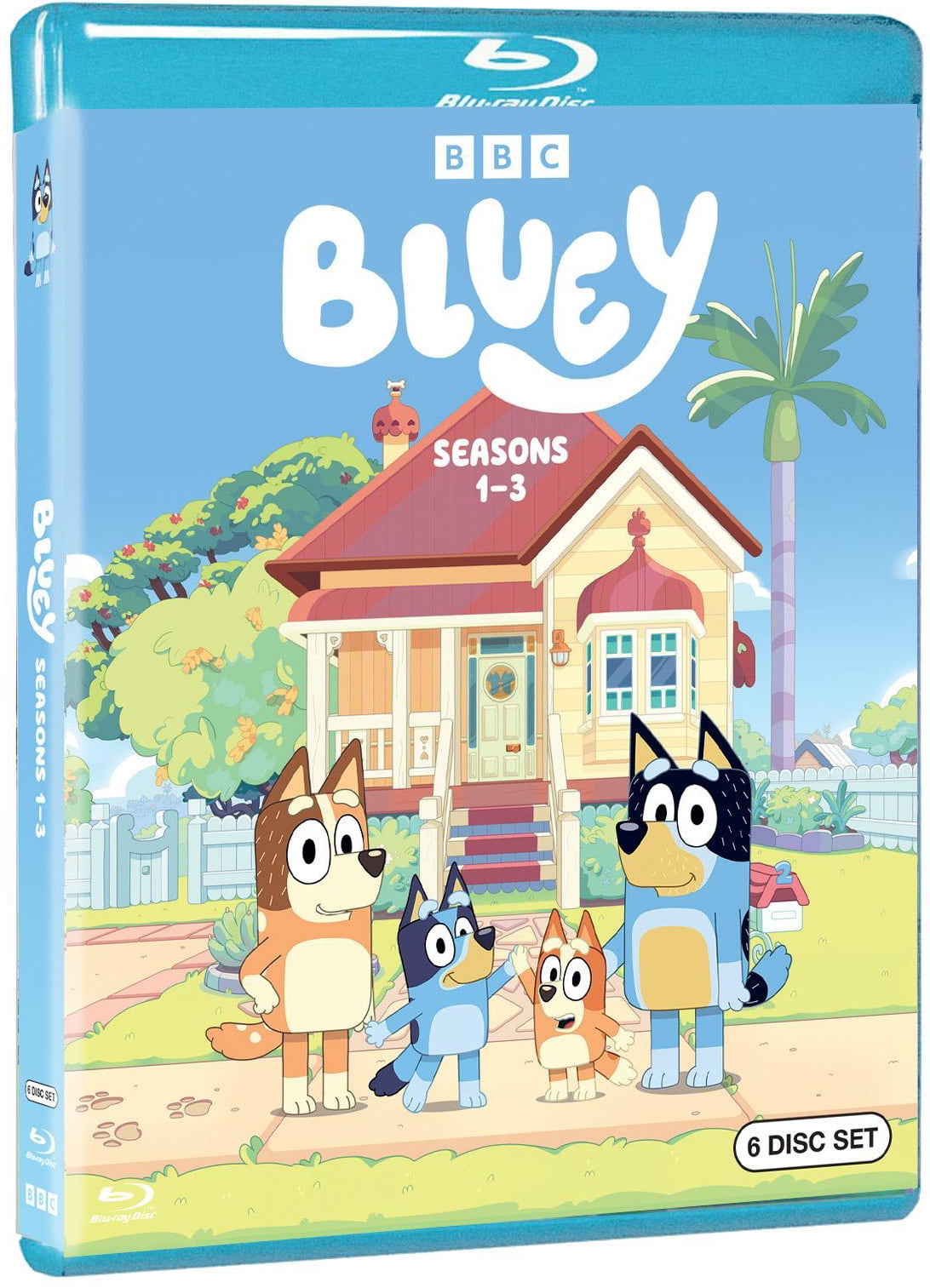 Free Shipping! SDS Bluey Seasons 1-3 Blu-ray Family Animation Pre