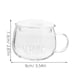 thumbnail image 4 of Taza de café con asa, transparente, para cereales de desayuno, avena, yogur y té, 4 of 7