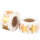 thumbnail image 5 of 2 rollos de pegatinas de estrellas brillantes para niños, pegatinas de estrellas de recompensa, etiquetas para manualidades y sellos de embalaje., 5 of 6