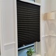 thumbnail image 1 of Pleated Fabric Window Blind Shade Light Filtering Easy Stick-on-90x180cm/35x71in-khaki, 1 of 7