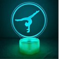 thumbnail image 3 of Gimnasia artística creativa Luz nocturna 3D Interruptor táctil alimentado por USB Control remoto Decoración LED Ilusión óptica Lámpara 3D 7/16 Cambio de color Cumpleaños Niños Niños Juguete de Navidad Regalo de Navidad ACTIVE Biensenido a ACTIVE, 3 of 3