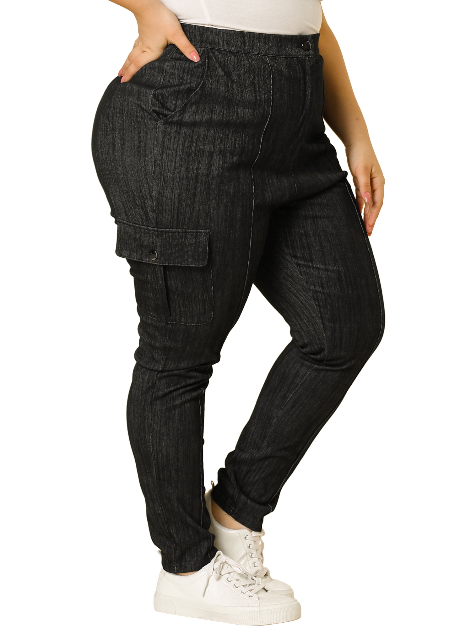 walmart plus size stretch jeans