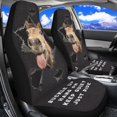 thumbnail image 3 of HUISEFOR Funny Horse Front Seat Covers Soft Comfortable Car Front Seat Covers 2 Pieces Breathable Non Slip Cars Accessories Easy to Installation Universal for Cars SUV, 3 of 7