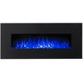 thumbnail image 3 of Regal FlameRigel 50"Black Ventless Heater Electric Wall Mounted Fireplace Pebble, 3 of 3
