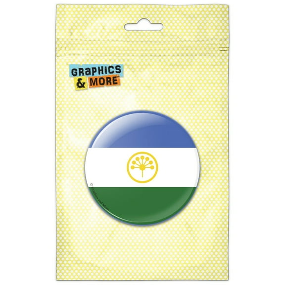 Bashkortostan Flag Pinback Button Pin Badge