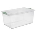 thumbnail image 1 of Sterilite 62L Latch Box - Green, 1 of 4