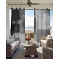 thumbnail image 4 of Grey Blackout Curtains, Light Blocking Print Window Curtains, Modern Oil Painted Art Abstract Geometric Thermal Insulated Window Drapes for Living Room Kitchen Cafe 2 Panels, 55"W x 39"L, 4 of 9