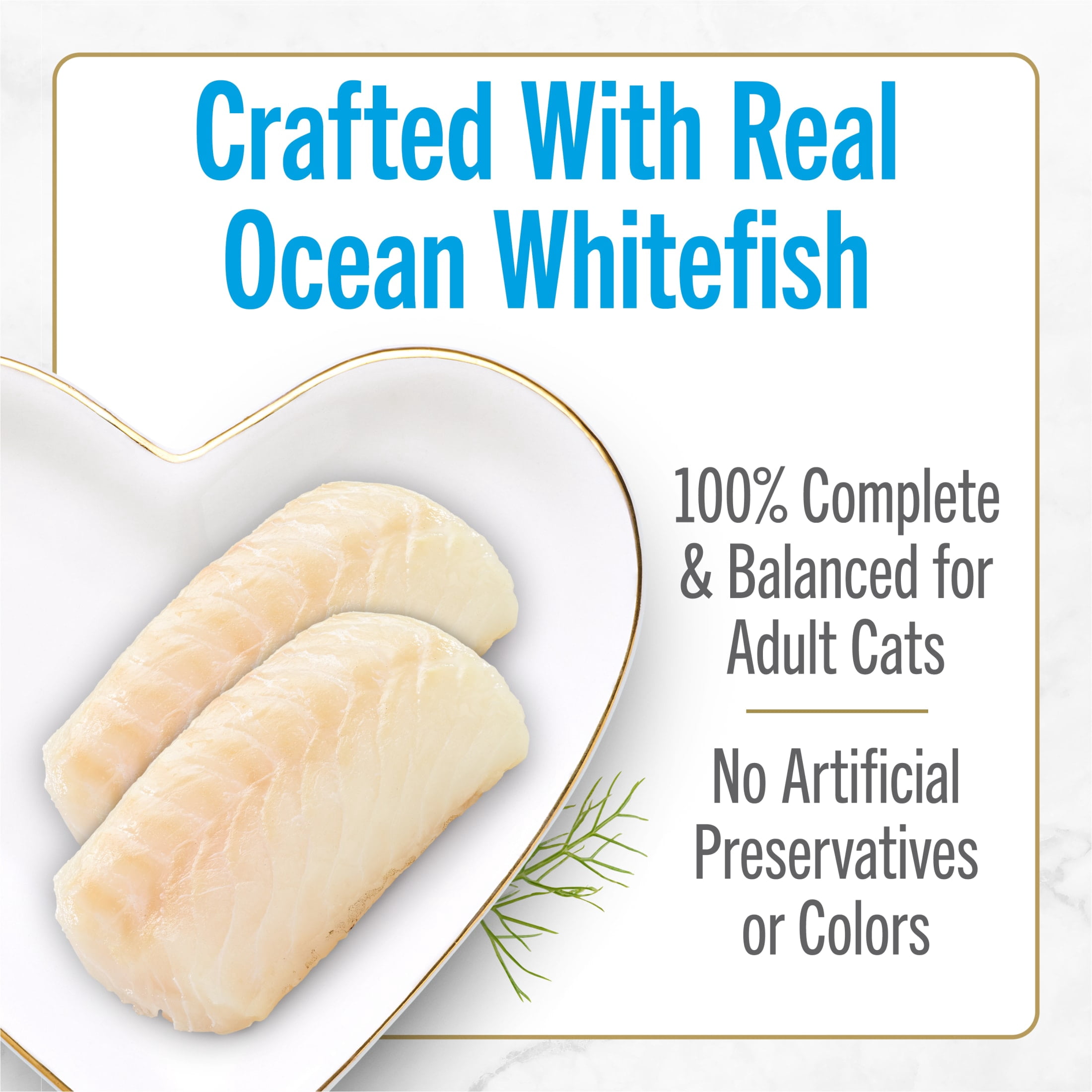 (6 pack) Purina Fancy Feast Petites Ocean Whitefish Entree With Tomato in Gravy Gourmet Wet Cat Food Pate