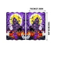 thumbnail image 3 of Gumesh Halloween Kitchen Curtains Cafe Curtains for Bathroom Dining Room Living Room Pocket Window Drapes 2 Panels Set 28"x39", 3 of 6