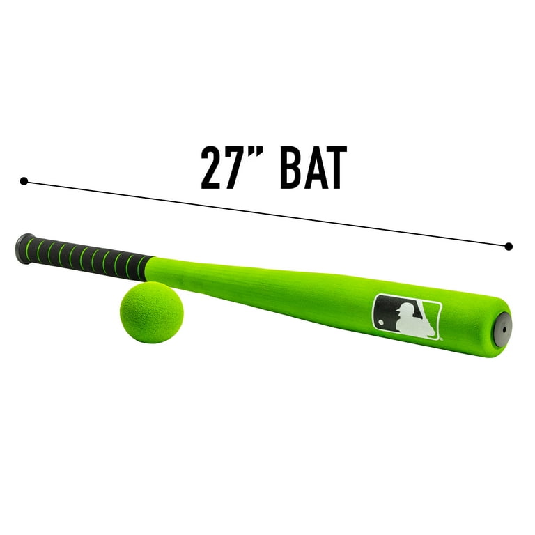 Franklin Sports MLB 27in Foam Bat & Ball Set - Kids Baseball and