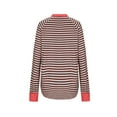 thumbnail image 7 of HAiming Womens Tunic Tops Striped Long Sleeve Round Neck Thumb Hole Shirts 2025 Fall Casual Loose Comfortable Blouse, 7 of 7