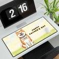 thumbnail image 3 of Cute Akita Loves Dad Happy Father's Day Desk Mat Full Keyboard Mouse Pad Inu Dog Lover Large Mousepad - 12008, 3 of 5