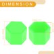 thumbnail image 4 of Ofertas únicas 20 Pcs Tuerca de perno de rueda Rines Tornillos de neumático Tapa de protección de polvo de silicona verde fluorescente 2.5x21x20.6mm, 4 of 7