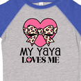thumbnail image 4 of Inktastic Yaya Loves Me Girls Valentine Grandchild Girls Toddler T-Shirt, 4 of 5