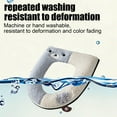 thumbnail image 3 of Plush Winter Toilet Seat Cover - Soft Cute Cartoon Pattern, Waterproof Back, Easy-Zip Installation & Handle for Bathroom, 3 of 5