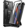 thumbnail image 1 of wonima22 for Samsung Galaxy S21 Case, [Built in Screen Protector and Kickstand] Heavy Duty Military Grade Protection Shockproof Protective Cover for Samsung Galaxy S21 5G, 6.2 inch Black, 1 of 1