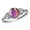 as show Size E G2, variant on Czzoypi Temperature Color Changing Ring, Mood Sensation Discoloration Jewelry, Fashion Ladies Adjustable Open Band for Women Gift Mother's Day