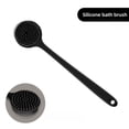 thumbnail image 6 of Long Handle Silicone Back Scrubber Brush with Double-Sided Soft Bristles for Exfoliation and Massage, 6 of 8