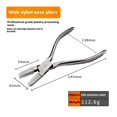 thumbnail image 1 of Multifunctional Stainless Steel & Nylon Craft Pliers with Flat/Pointed/Round Nose - Durable Hand Tool for Gold/Silver Wire Bending, Jewelry Making & DIY Hardware Projects, 1 of 6