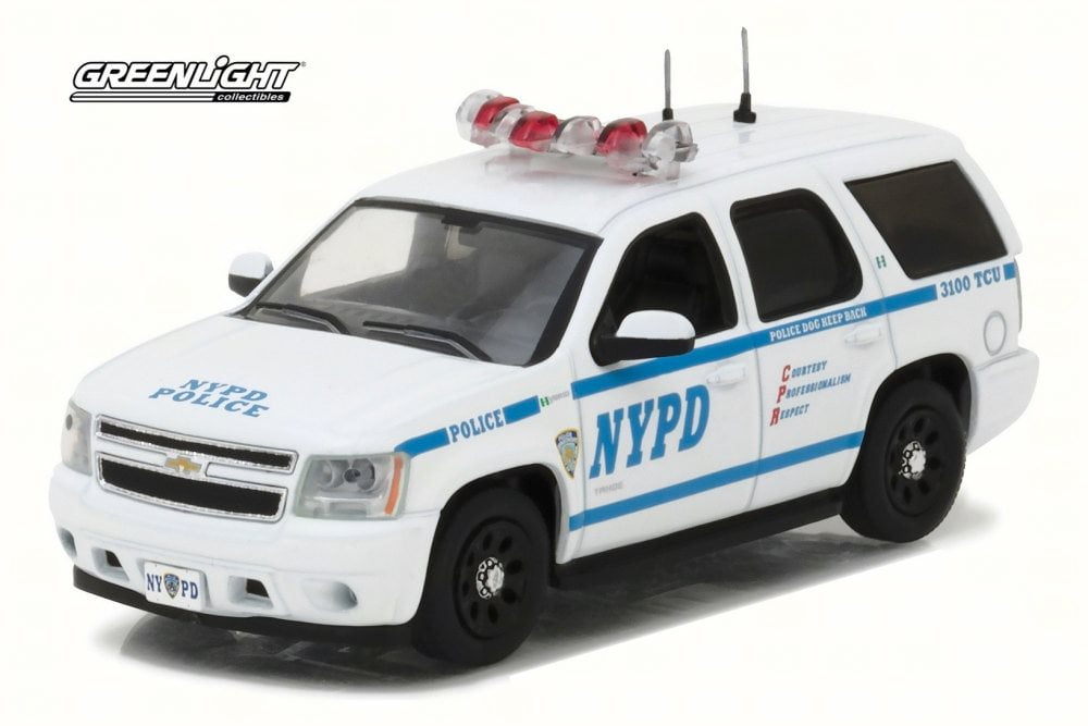 2012 Chevy Tahoe New York City Police Department NYPD, White w/Blue