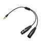 thumbnail image 3 of Cable de luz de etapa de 3.5 mm TRS al cable Hembra Macho 5 pin a Audio de Jack Stereo 3.5 mm TRS masculino a hembra masculina, 3 of 10