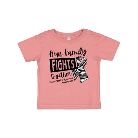 

Inktastic Our Family Fights Together- Ehlers-Danlos Syndrome Awareness Gift Baby Boy or Baby Girl T-Shirt