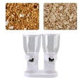 thumbnail image 3 of Dispensador De Cereal Dual, Dispensador De Alimentos Secos De ABS De Gran Capacidad Con Cubierta Hermética De Control Giratorio Dispensador De Manera Adecuada Para La, 3 of 7